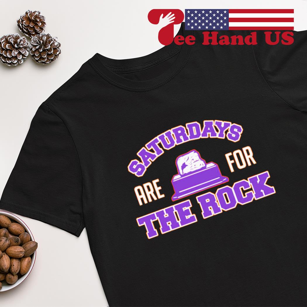 Saturdays are for the Rock Clemson shirt