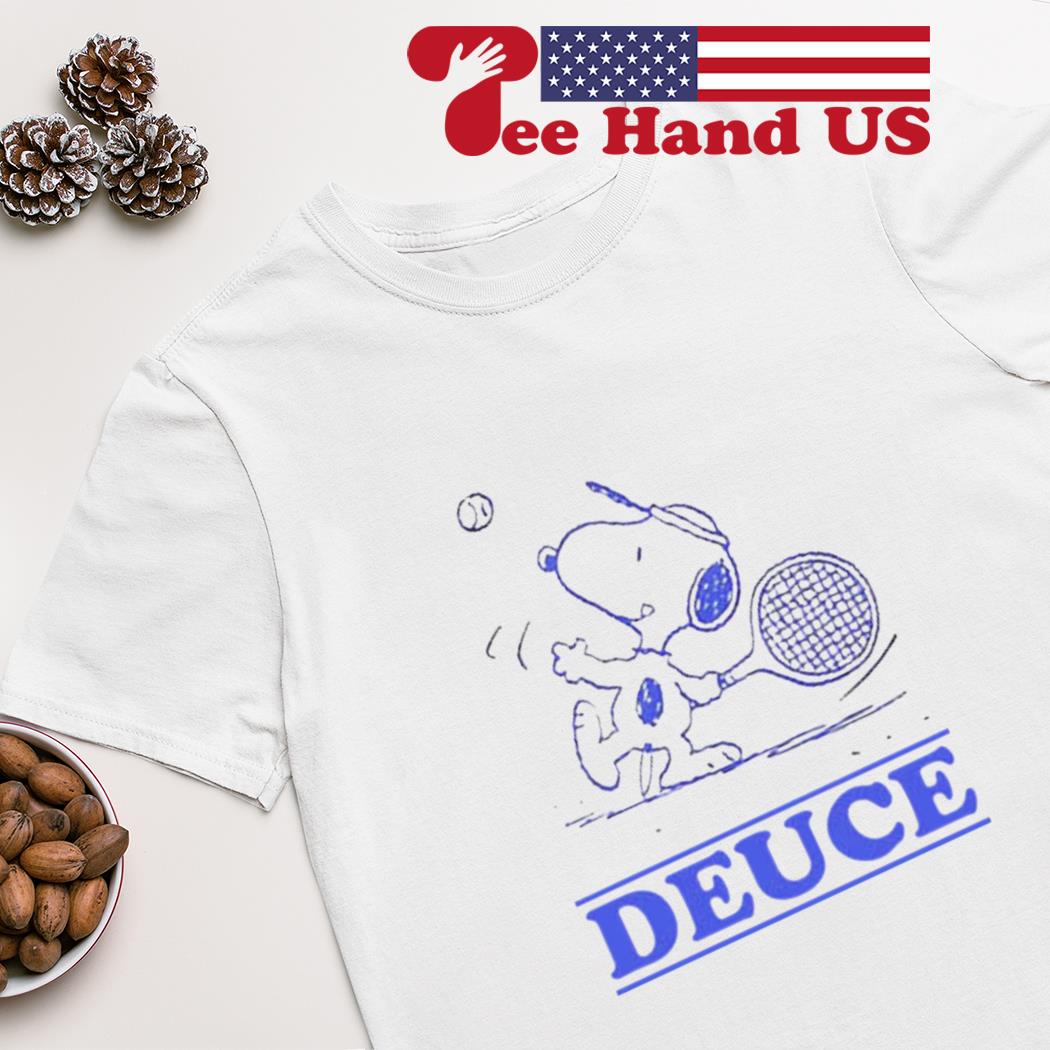 Snoopy deuce tennis shirt