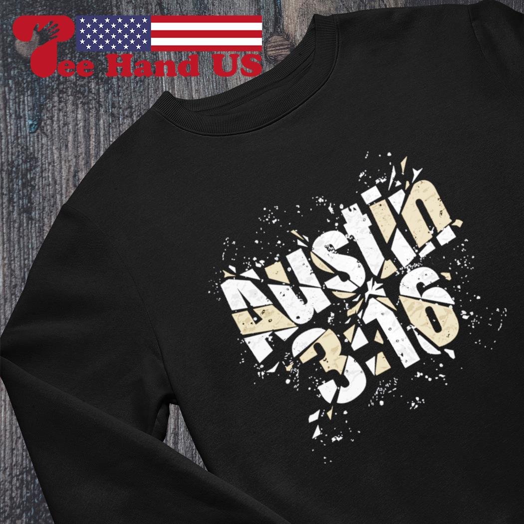 Men's Black Stone Cold Steve Austin 3:16 T-Shirt