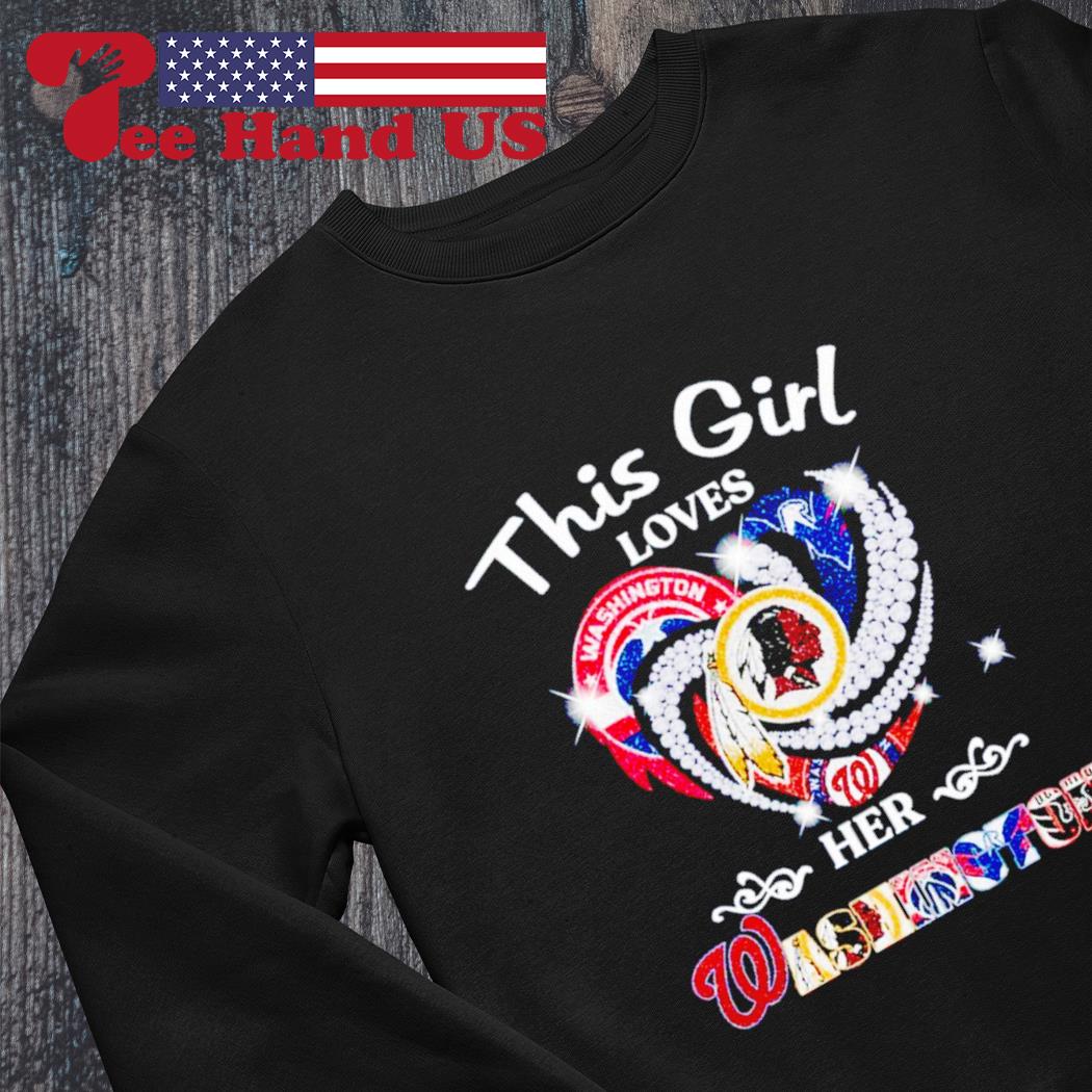 This Girl Love Her Washington Redskins Unisex T-shirt, Hoodie