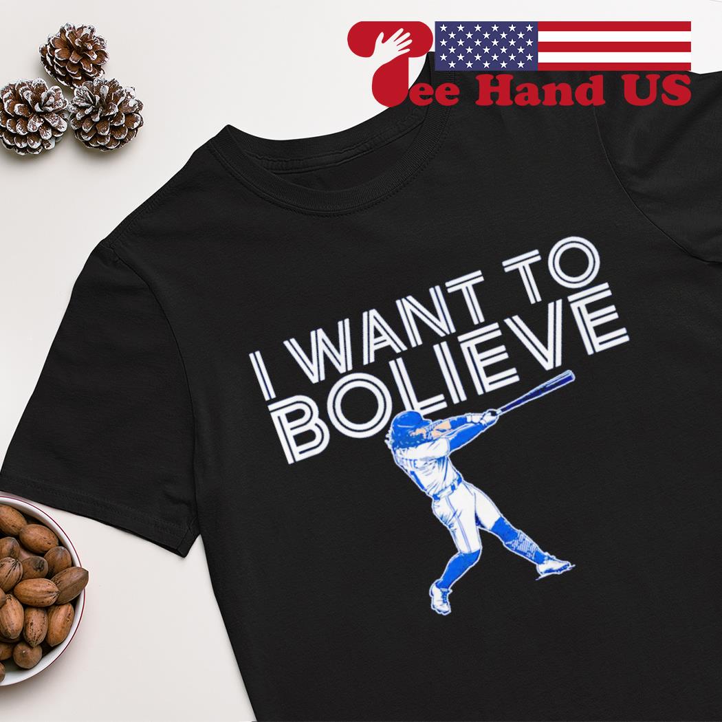Toronto Blue Jays Bo Bichette I Want To Bo-Lieve Shirt, hoodie, sweater,  long sleeve and tank top