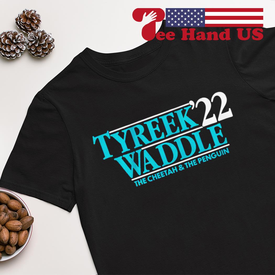 Tyreek Waddle Miami Dolphins '22 the cheetah & the penguin shirt