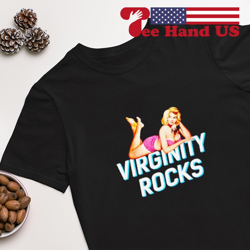 Virginity Rocks pose shirt