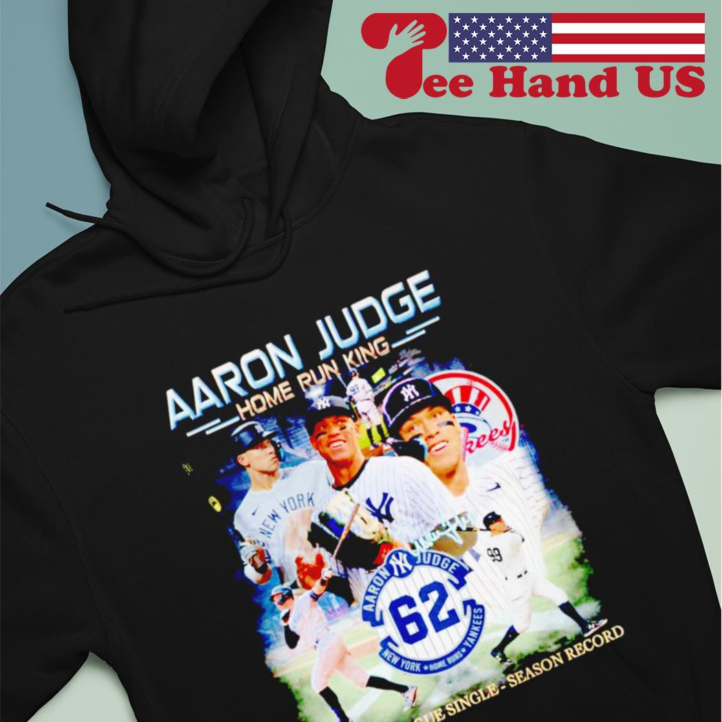 Aaron Judge 62 Yankees home run king American league single season record  signature shirt