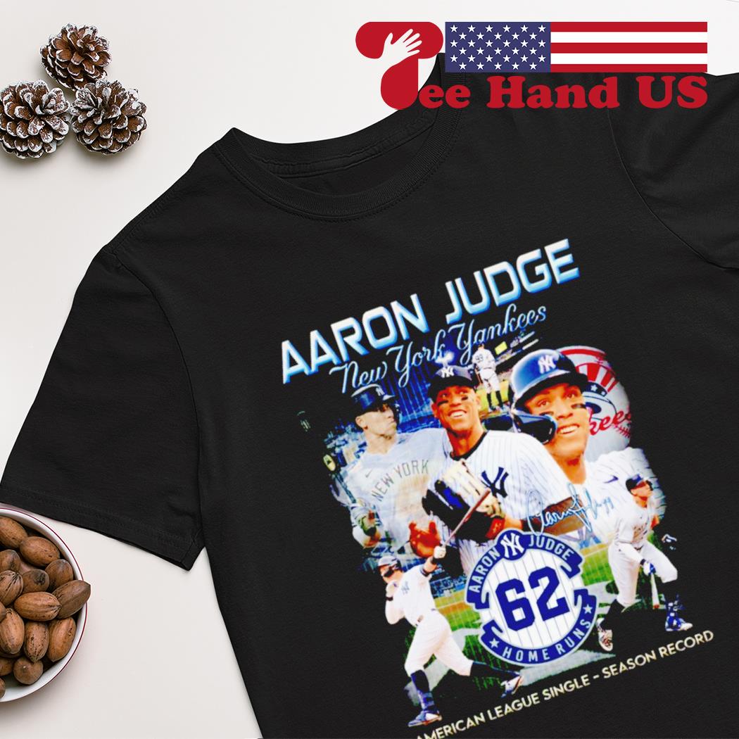 Aaron Judge home runs American league single season record shirt