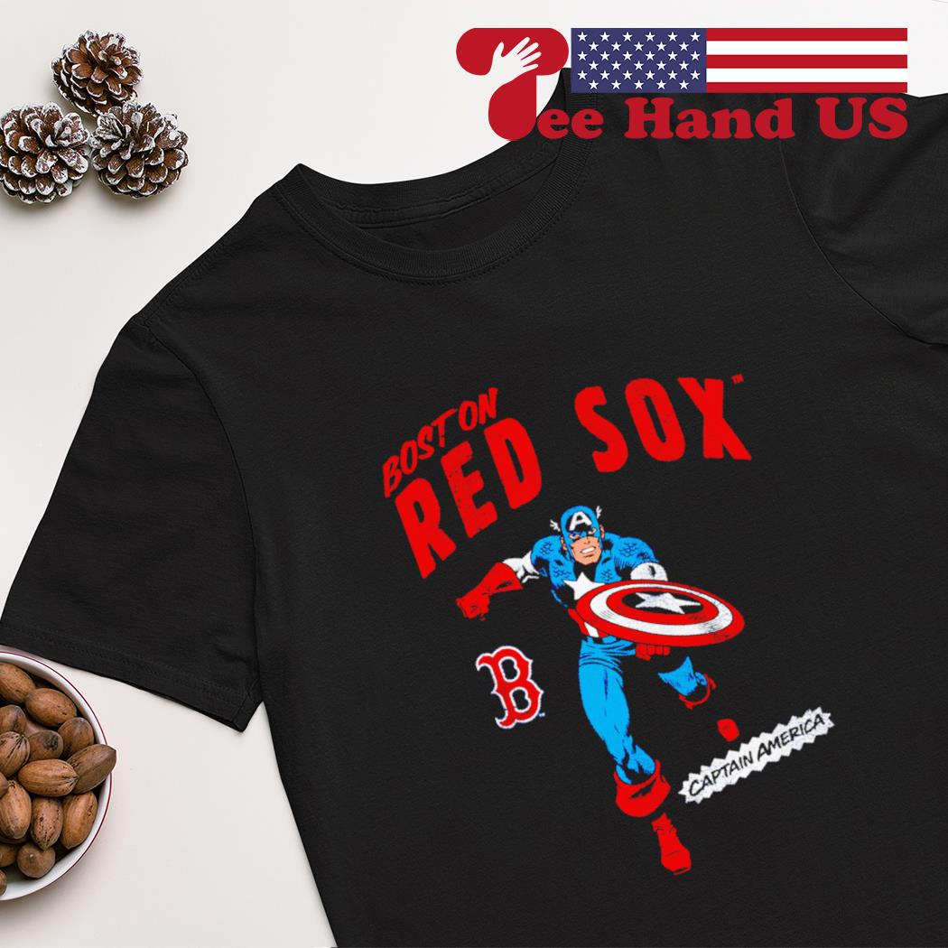 Marvel Captain America Boston Red Sox Shirt - Teespix - Store