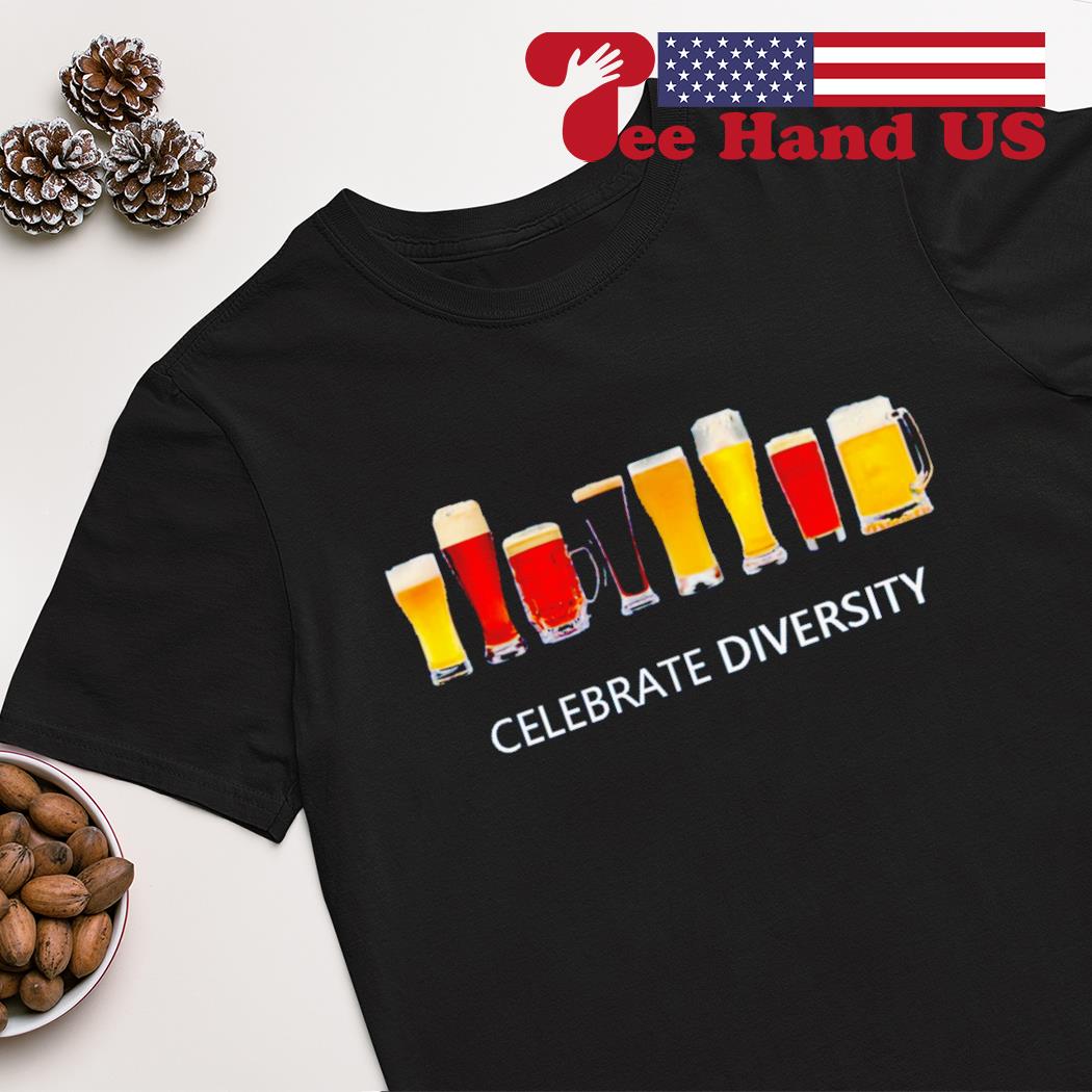 Celebrate diversity beer shirt