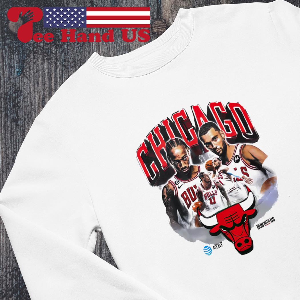 Chicago Bulls Zach Lavine Demar Derozan At and T Run With Us shirt, hoodie,  sweater, long sleeve and tank top