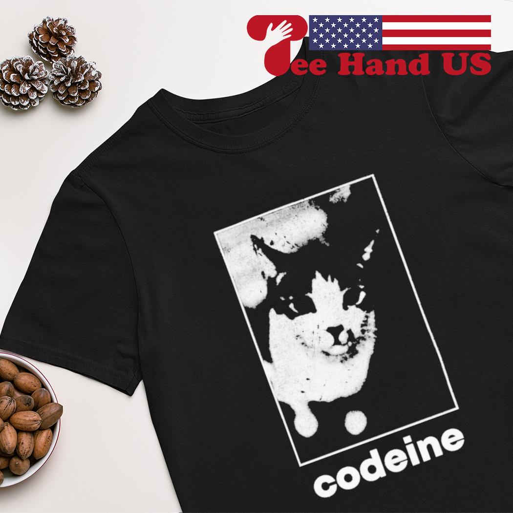 Codeine cat funny shirt