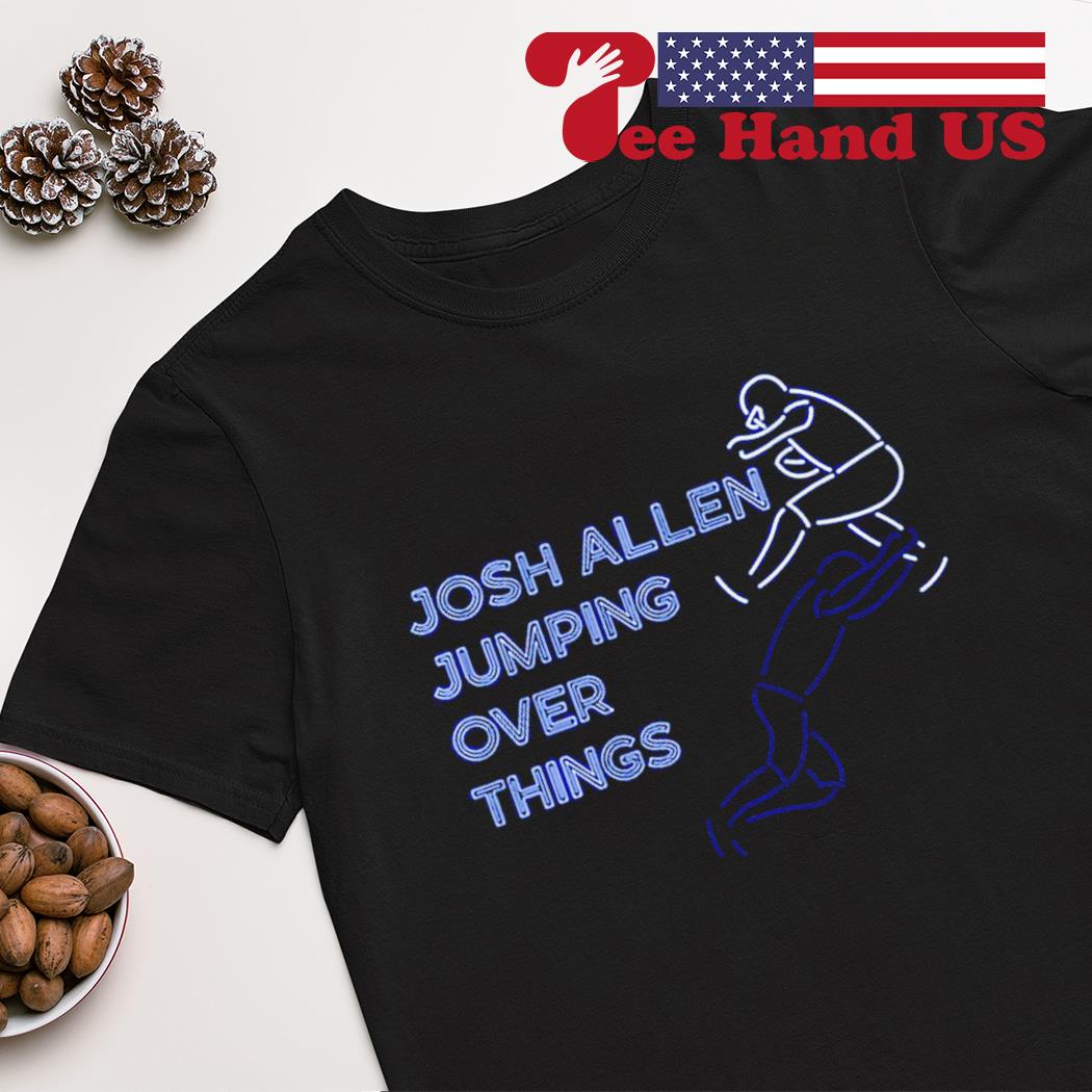 Josh Allen jumping over things shirt, hoodie, sweater, long sleeve and tank  top