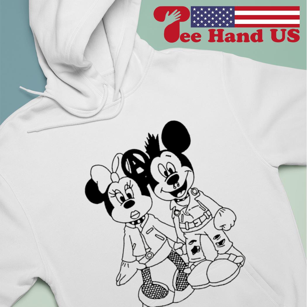 Minnie and Mickey Mouse Punk shirt hoodie sweater long sleeve and tank top