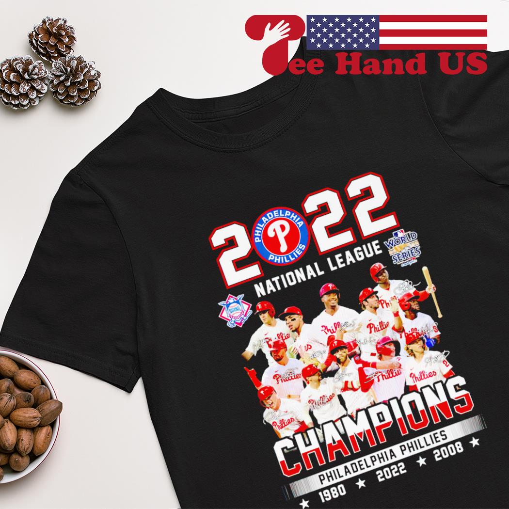 1980 World Series Champions Philadelphia Phillies Roster T-Shirts