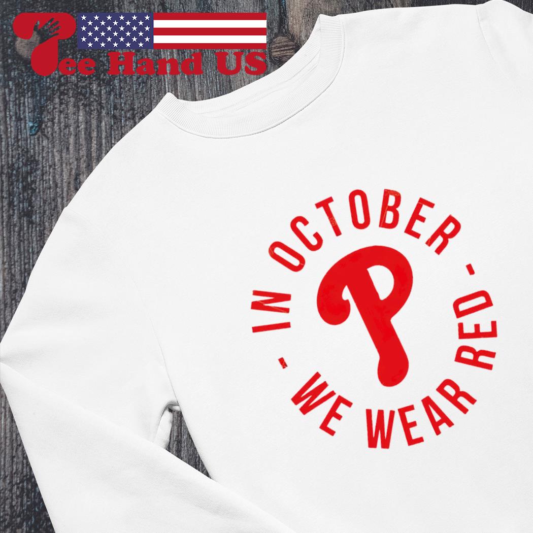 Official phillies take october wear red for phillies red october