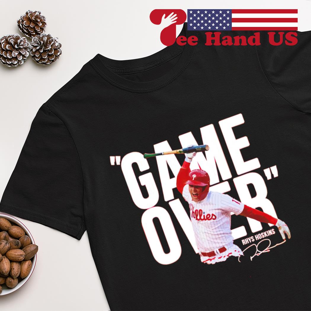 Rhys Hoskins Game Over signature shirt, hoodie, sweater, long sleeve and  tank top