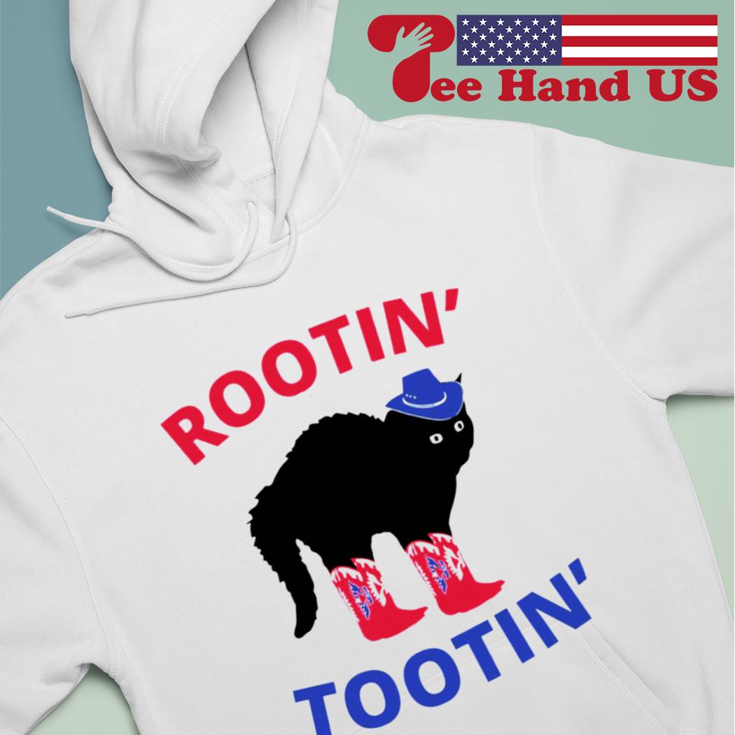 Rootin tootin cowboy black cat shirt, hoodie, sweater, long sleeve