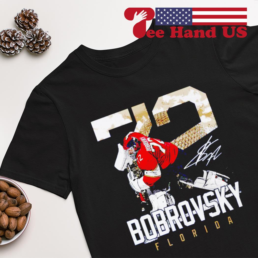 Sergei Bobrovsky Florida Landmark signature shirt