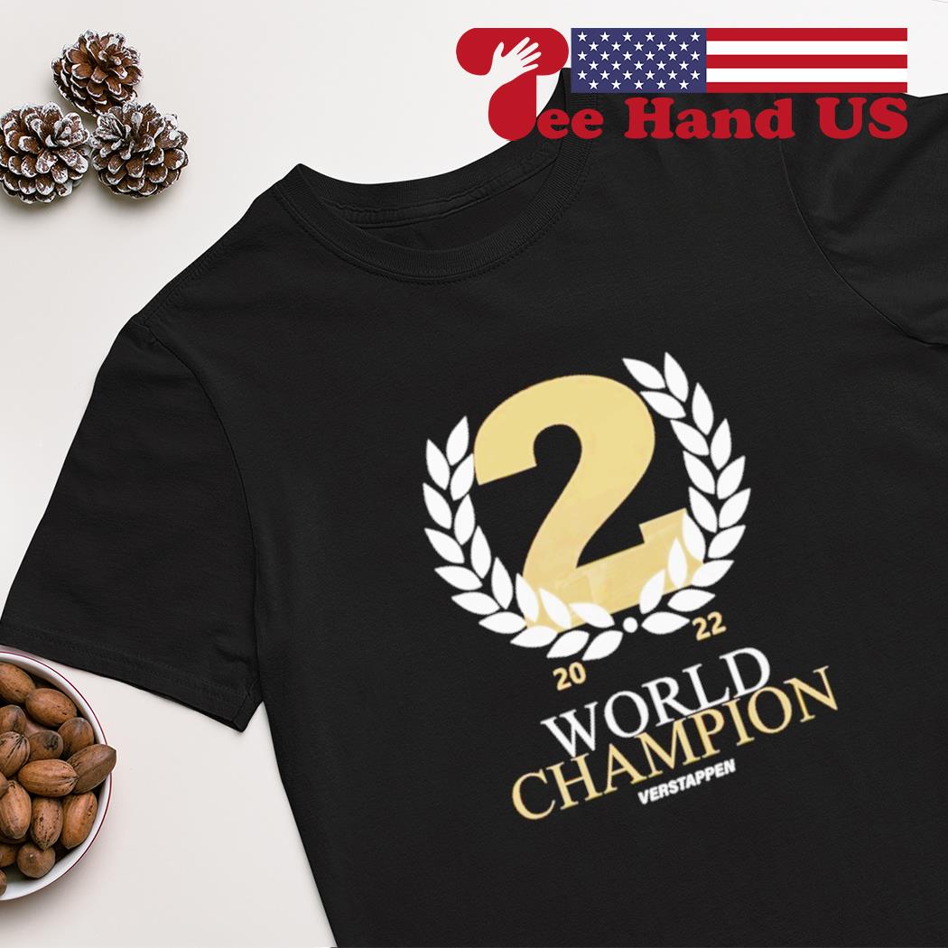 Verstappen 2x World Championship Celebration 2022 Formula One shirt