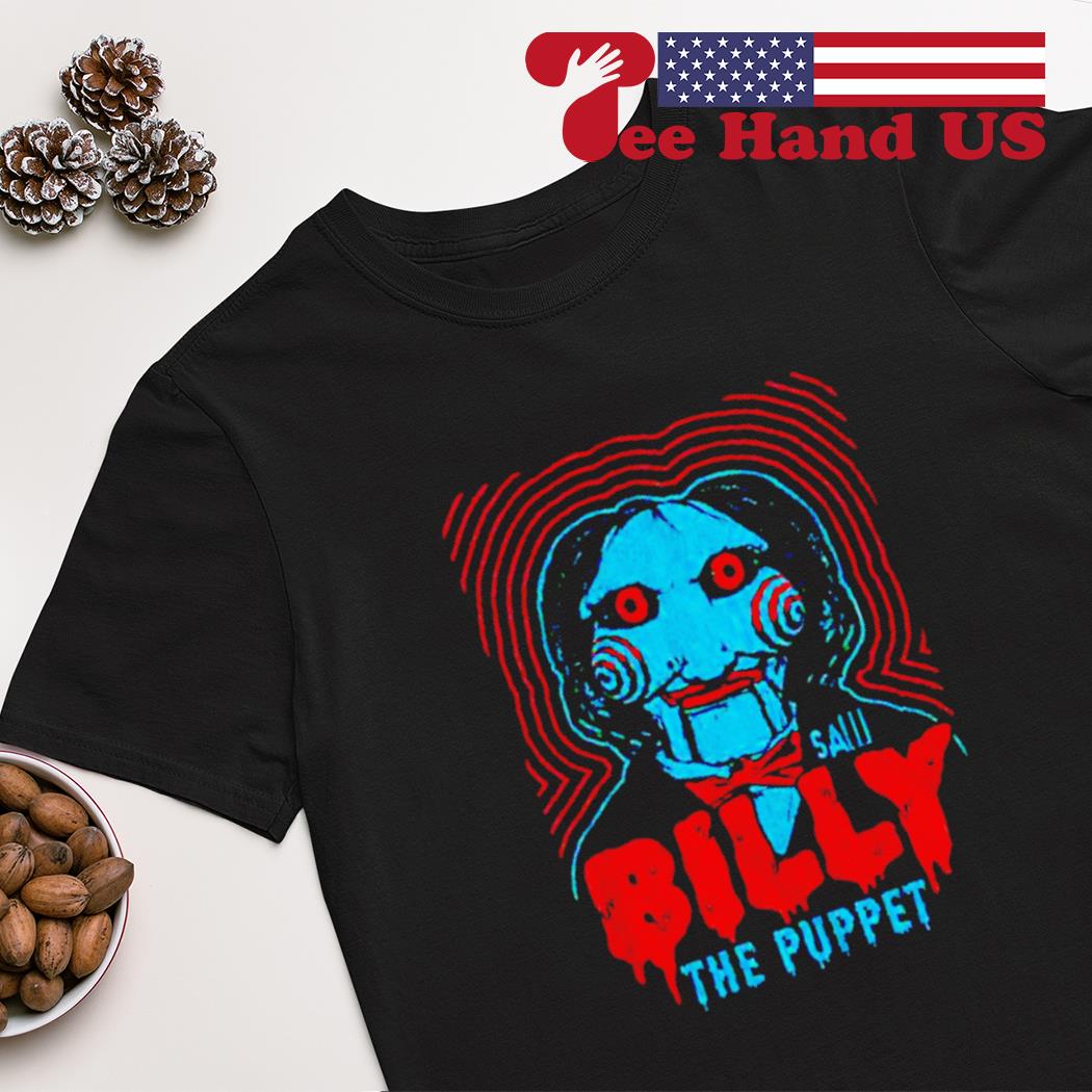 Vintage billy the puppet saw shirt