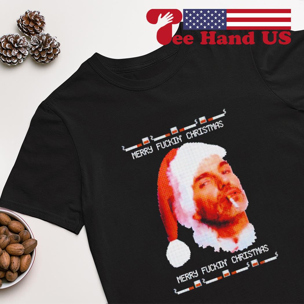 Bad santa Merry fuckin' Christmas shirt