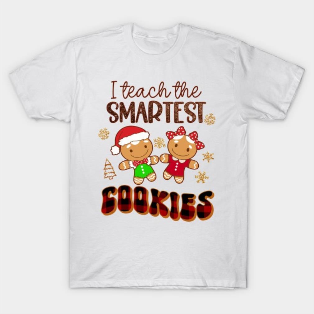 Christmas Teacher Gingerbread Cookies, Teacher Appreciation T-Shirt T-Shirt