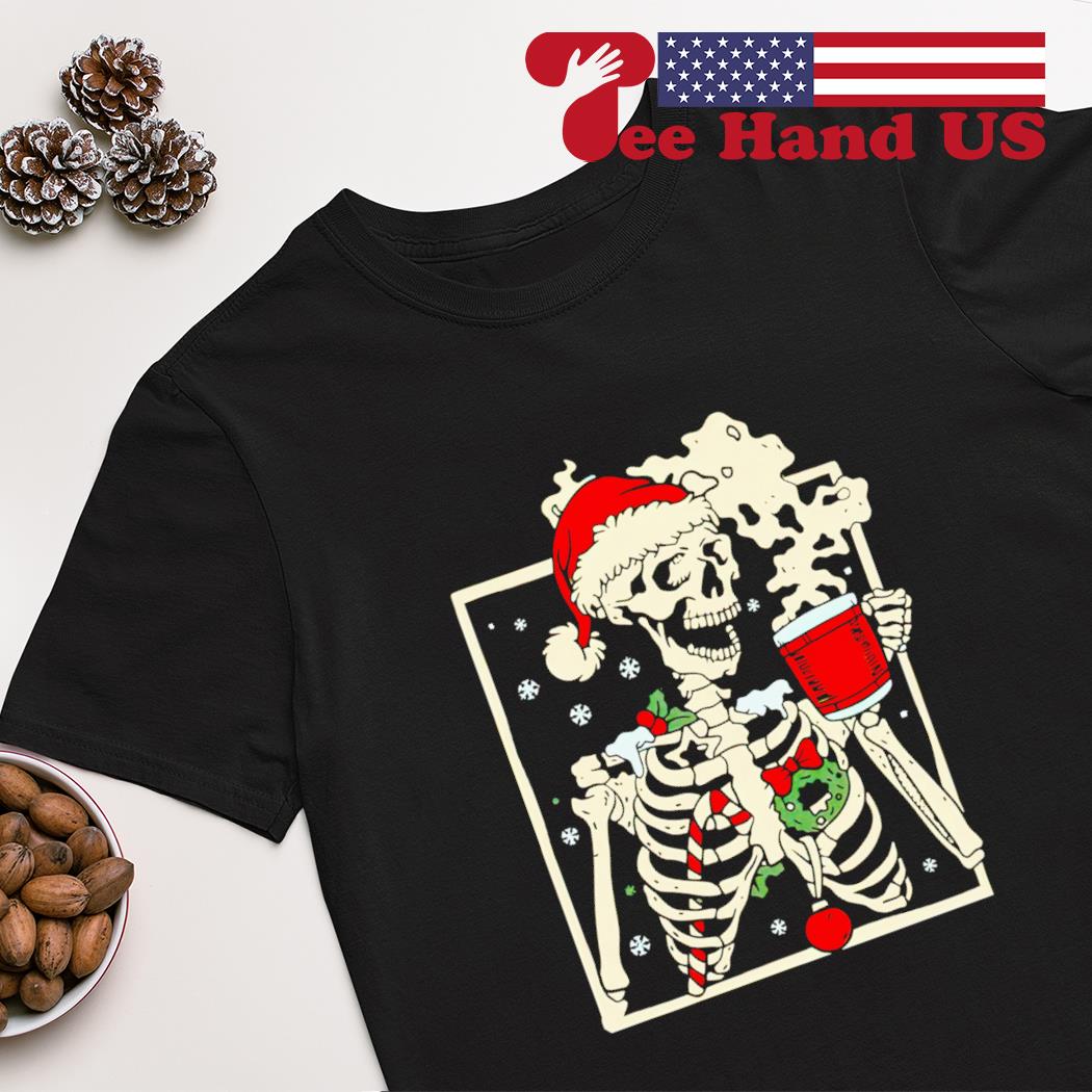 Dead inside Skeleton Christmas shirt