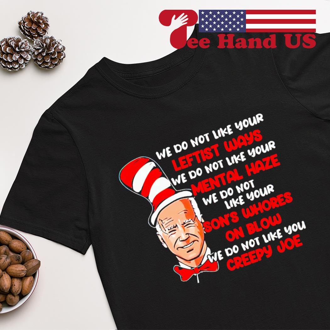 Dr Seuss Jingle Joe Biden Xmas Rhyme Trump 45 Ugly Christmas shirt