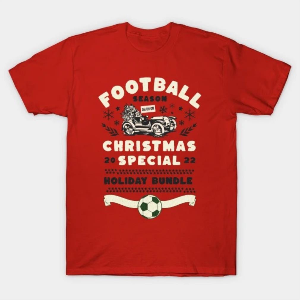 Football Christmas Special 2022 Soccer Ugly Sweater Pajama Christmas T-Shirt