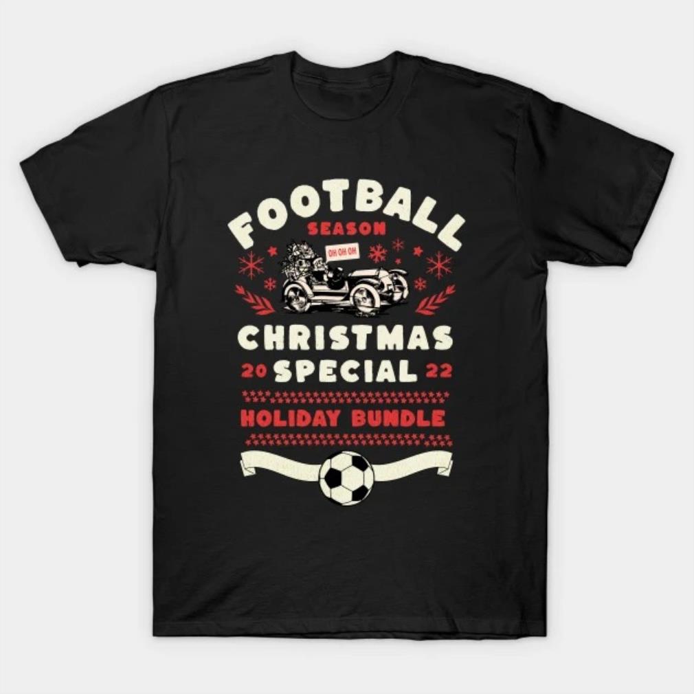 Football Christmas Special 2022 Soccer Ugly Sweater Pajama T-Shirt