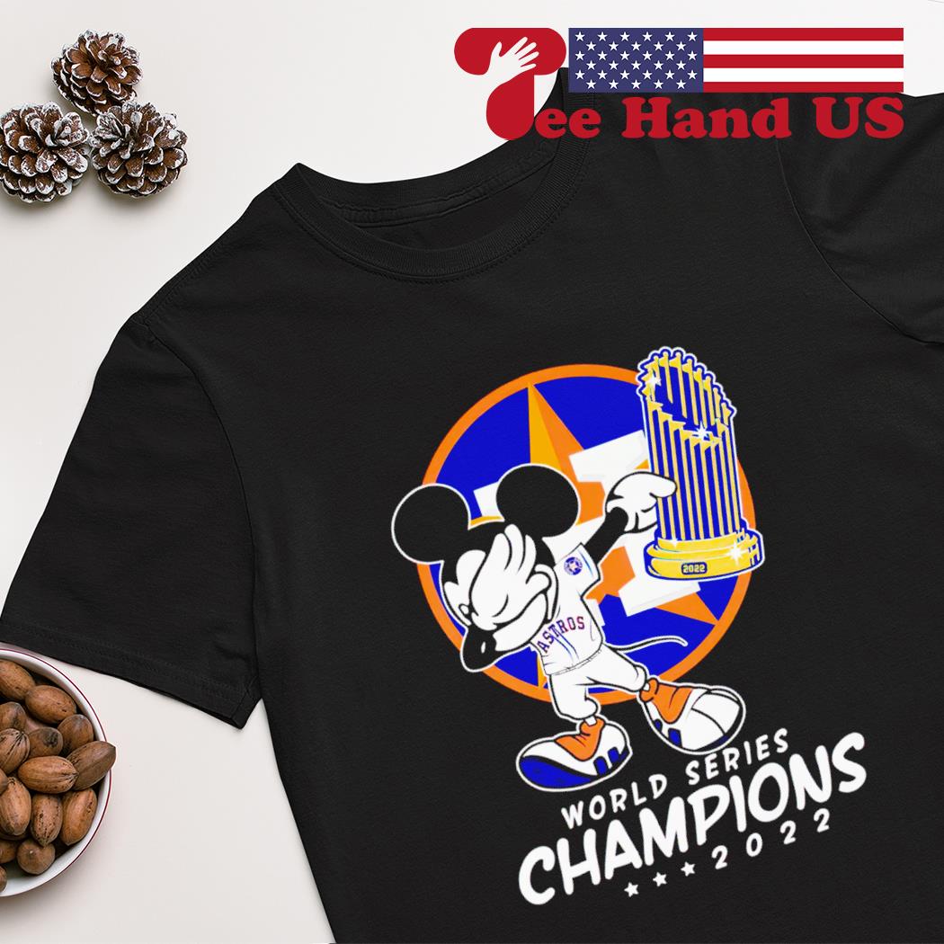 Houston Astros Mickey Mouse World Series Champions 2022 T-shirt