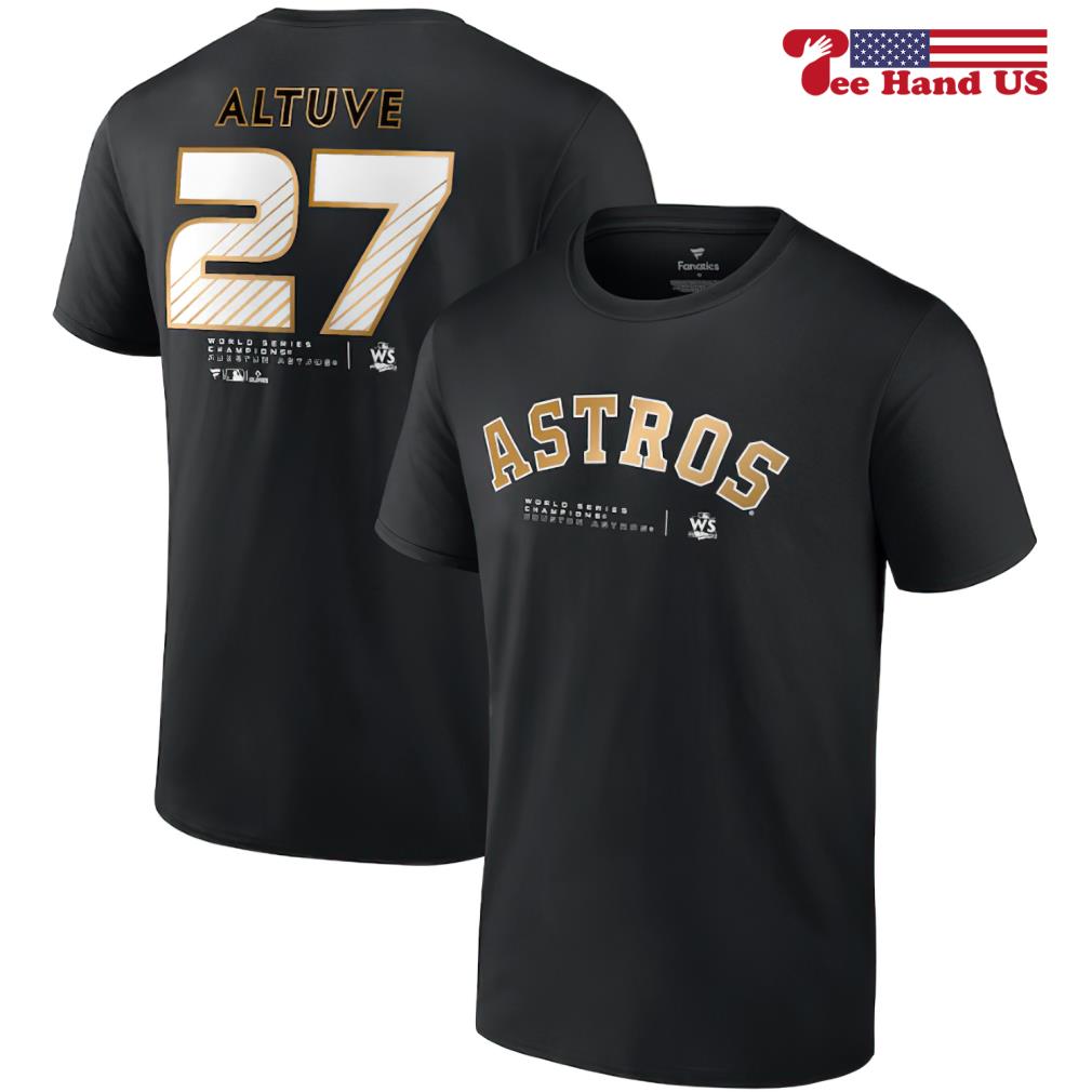 Jose Altuve Houston Astros 2022 World Series Champions Name & Number shirt,  hoodie, sweater, long sleeve and tank top