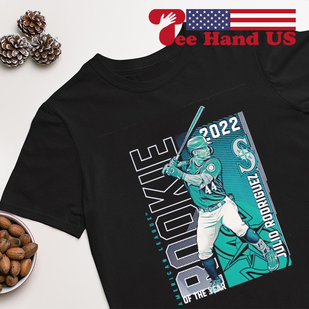 Julio Rodriguez Seattle Mariners 2022 AL Rookie of the Year T-Shirt,  hoodie, sweater, long sleeve and tank top