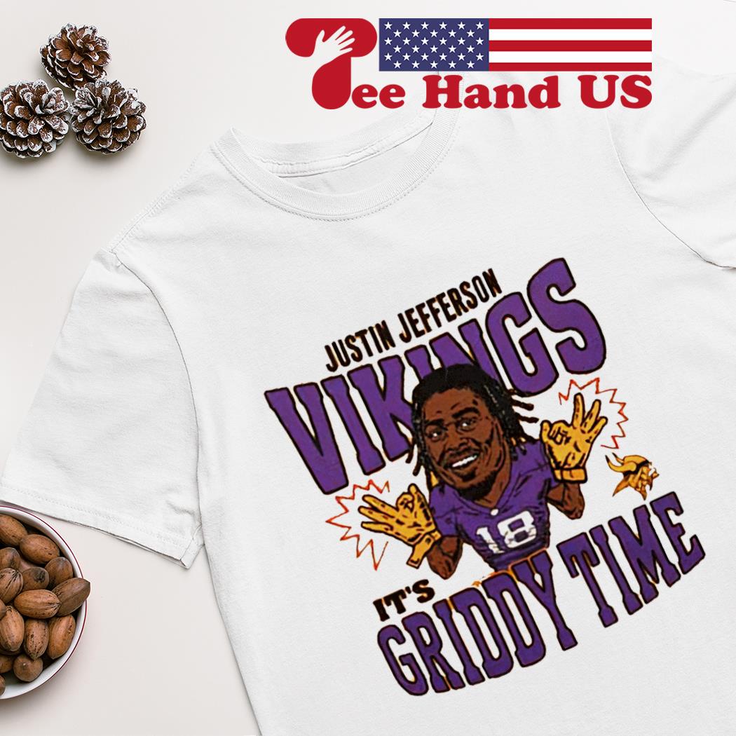 Minnesota Vikings Justin Jefferson Griddy Time Shirt