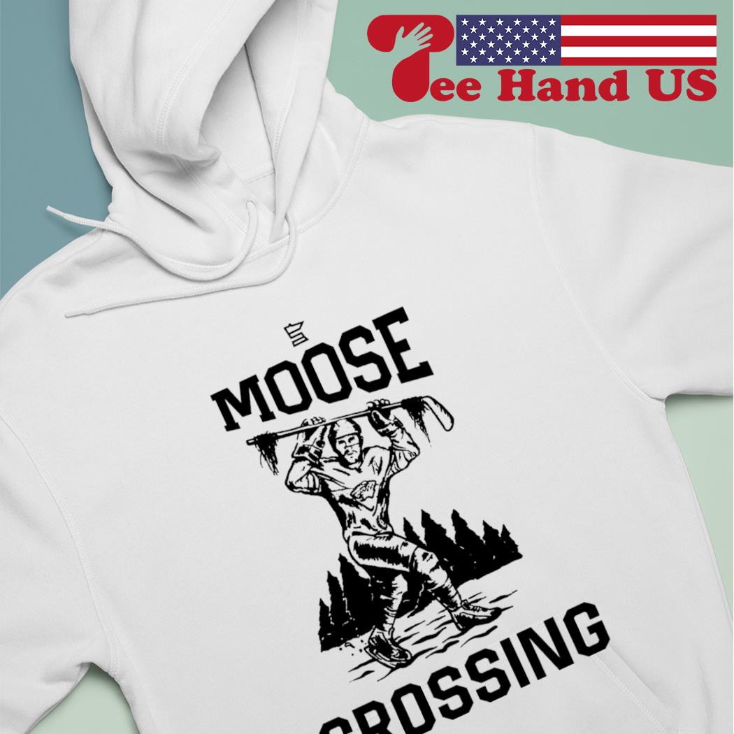 Minnesota wild sotastick moose crossing shirt, hoodie, sweater