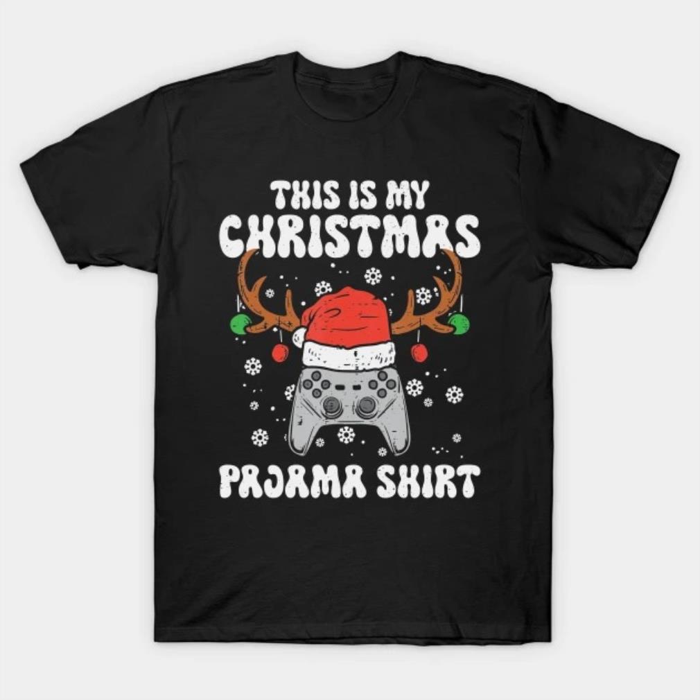 This is my christmas pajama shirt Video game gamer T-Shirt
