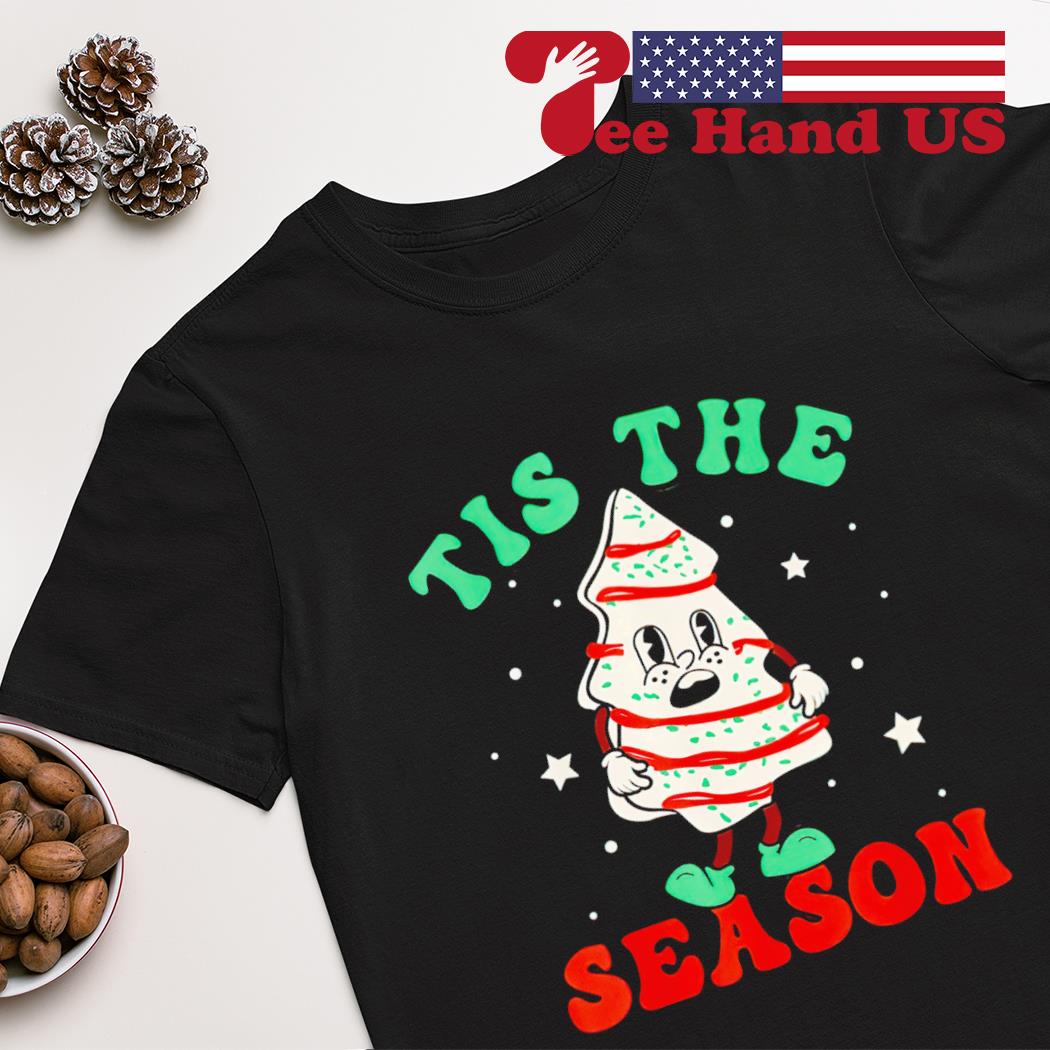 Tis The Season Tree Xmas Retro Christmas shirt