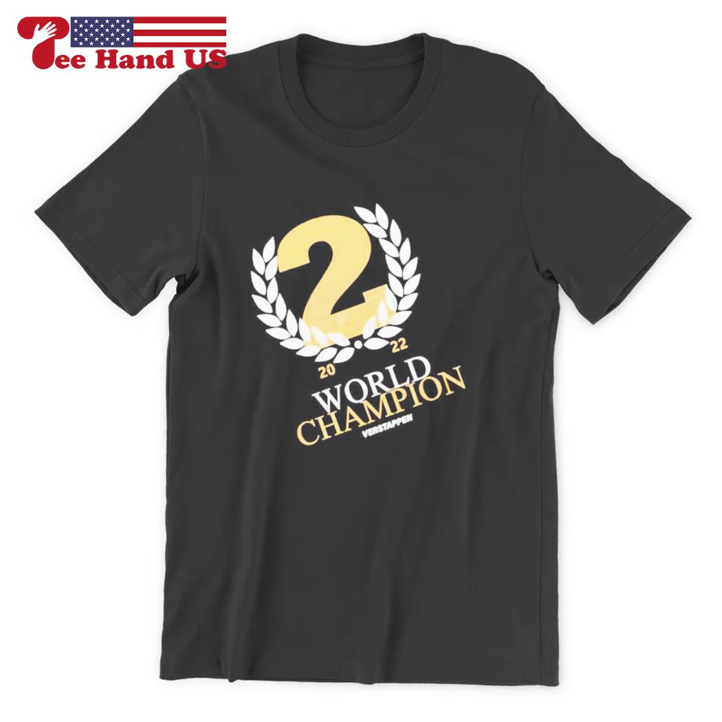 Verstappen 2x World Championship Celebration 2022 Formula One T-shirt
