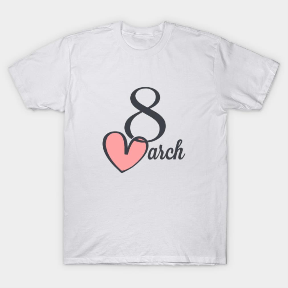 Women’s Day Love Heart T-Shirt