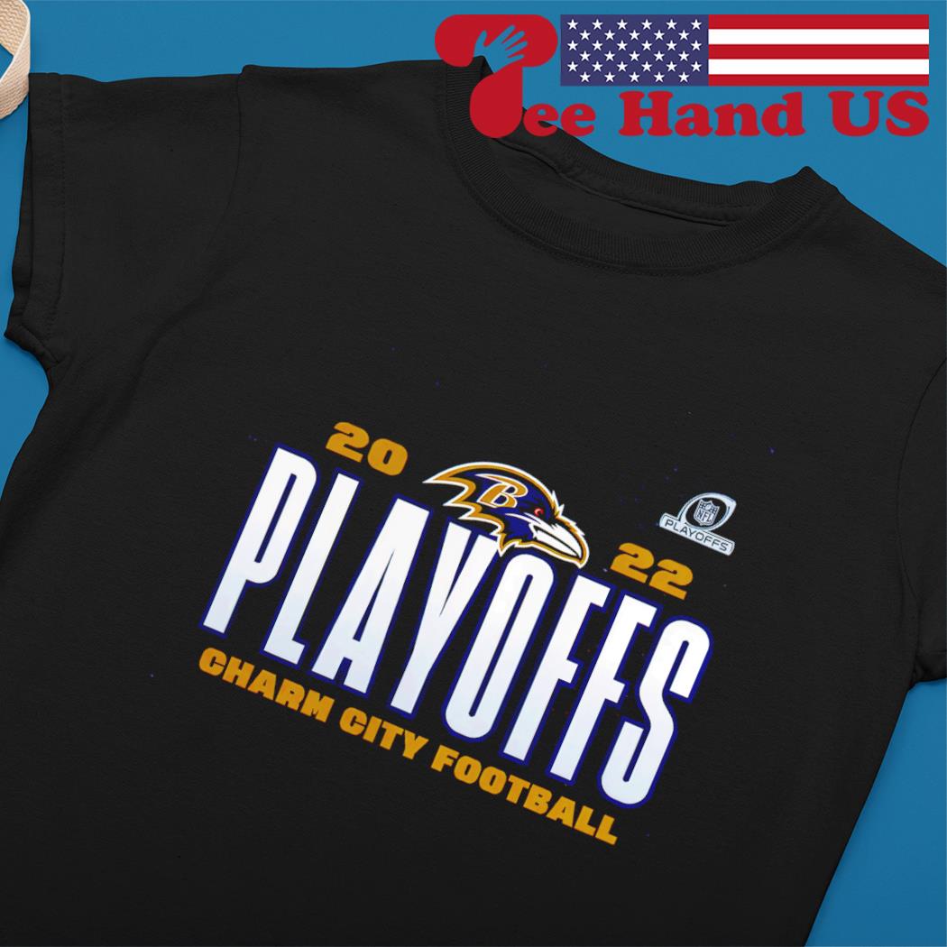 Baltimore Ravens Charm City logo 2022 T-shirt - Online Shoping