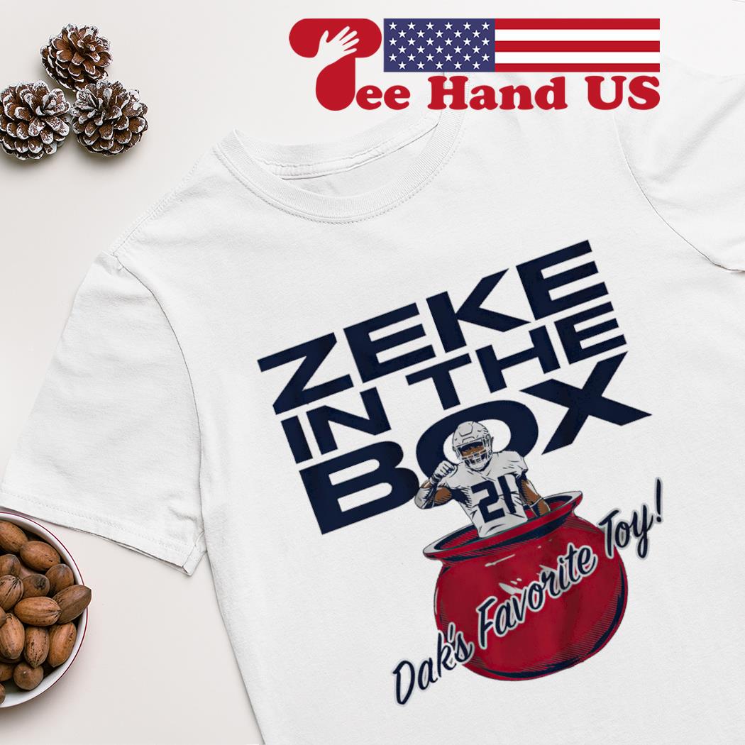 Official ezekiel Elliott And Dak Prescott Zeke In The Box T-Shirts