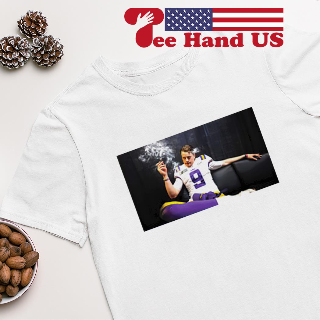 Get It Now The Joe Burrow Cigar Smoking T-Shirt 