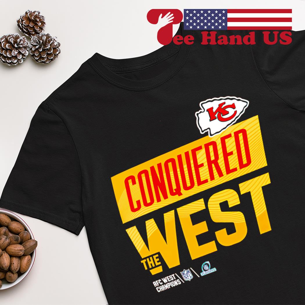 Kansas City Chiefs Conquered The West 2022 AFC West Division Champions shirt,  hoodie, sweater, long sleeve and tank top