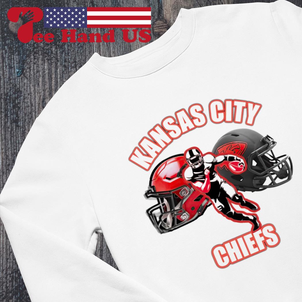 Kansas city Chiefs player helmet t-shirt, hoodie, sweater, long