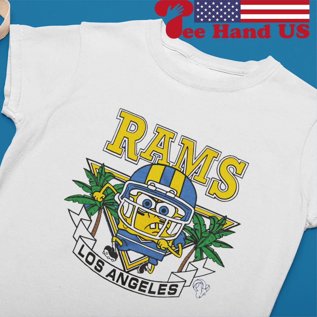 SpongeBob x LA Rams Short Sleeve T-Shirt – SpongeBob SquarePants Shop