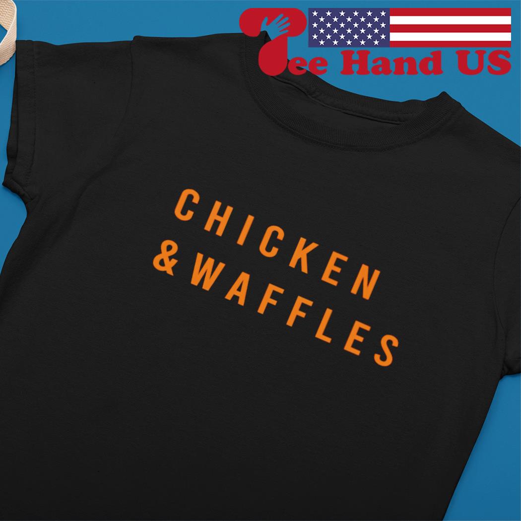 Chicken & waffles s Ladies tee