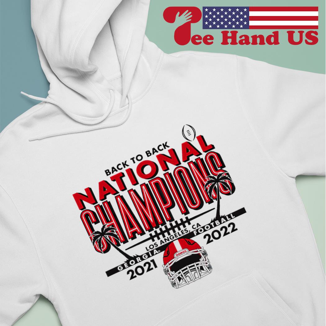 Georgia Football: Back-to-Back Champs, Hoodie / 3XL - CFB | College Football - Sports Fan Gear | breakingt