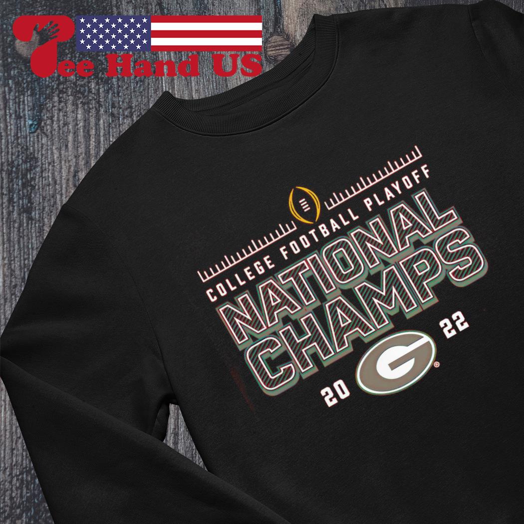 Georgia Bulldogs Fanatics Branded College Football Playoff 2022 National  Champions Official Logo T-Shirt - Black