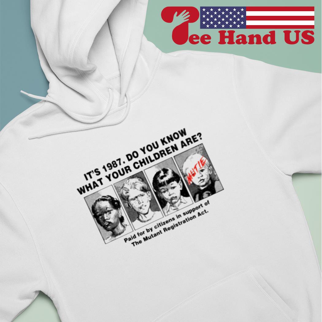 It's 1987 do you know what your children are s Hoodie