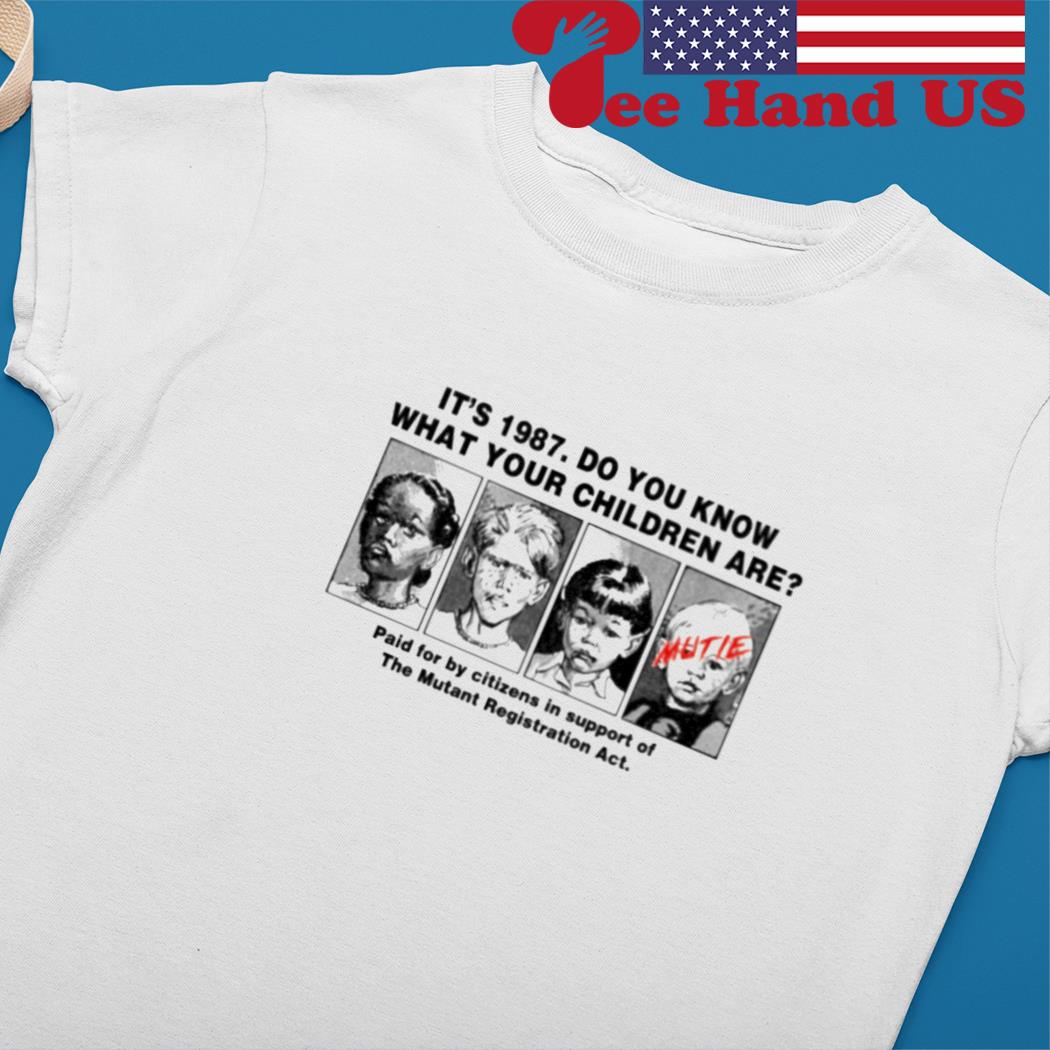 It's 1987 do you know what your children are s Ladies tee