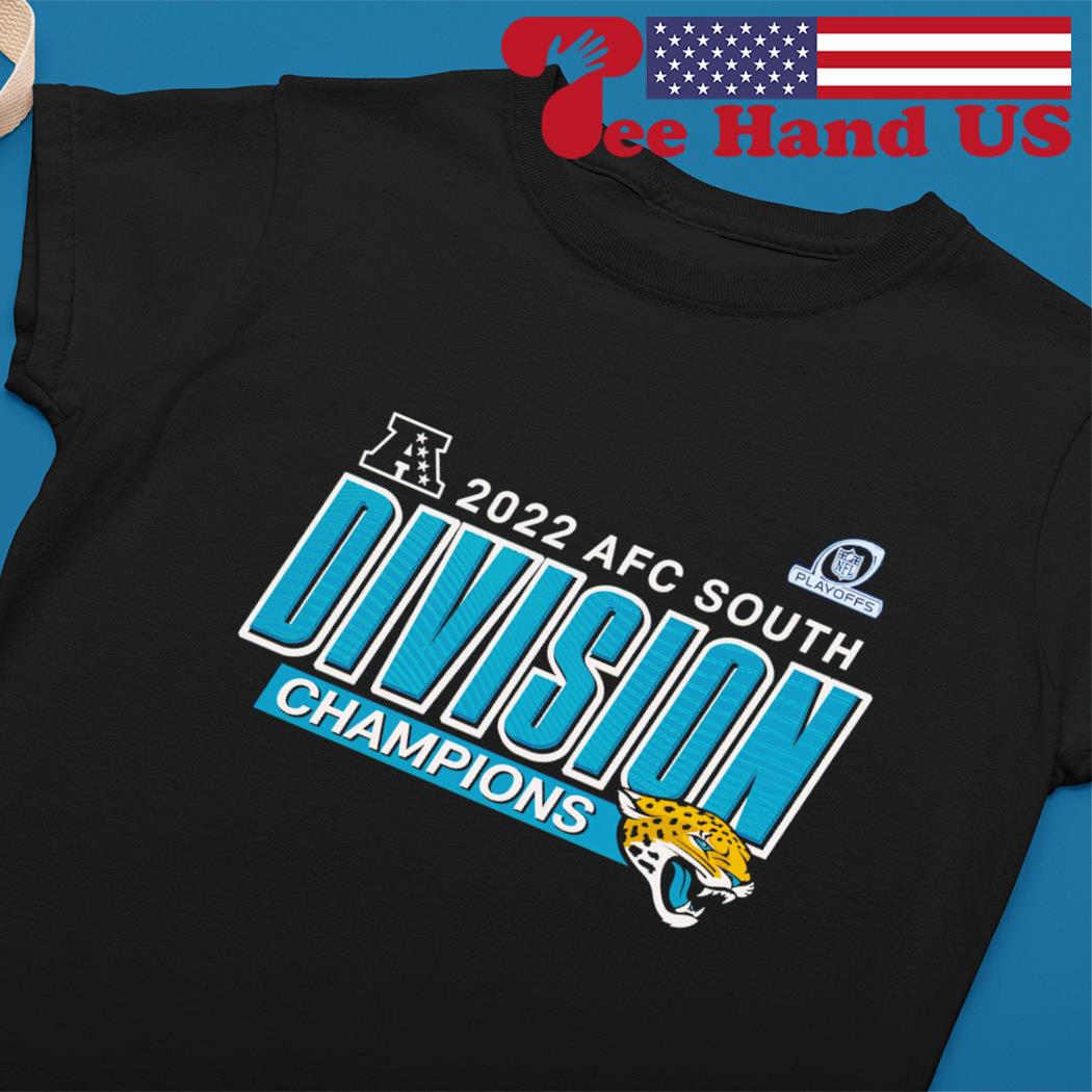 Men's Fanatics Branded Black Jacksonville Jaguars 2022 AFC South Division  Champions Divide & Conquer T-Shirt