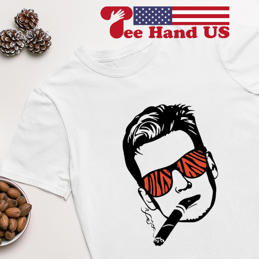 Joe Burrow Shirt Joe Smoking Cigar Charming Man - Anynee